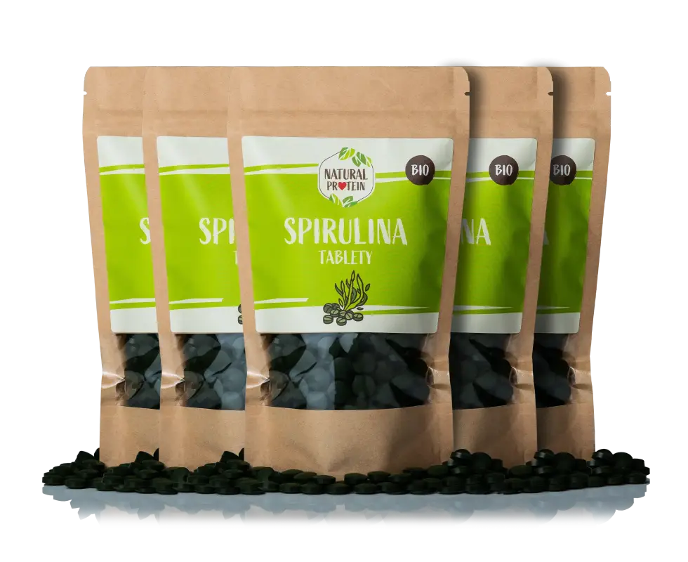 SPIRULINA TABLETY (500 ks) 5 kusů