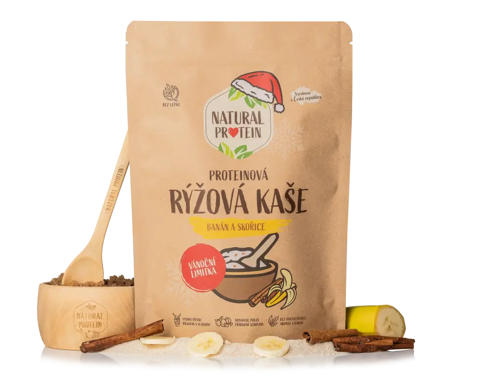 Proteínová ryžová kaša - Banán a škorica 3 kusy