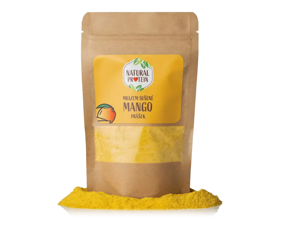 Mrazom sušené mango - prášok 1 kus