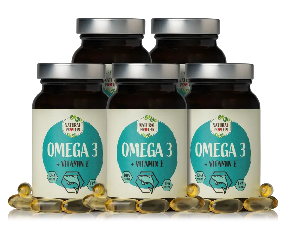 Omega 3 + Vitamin E 5 kusov