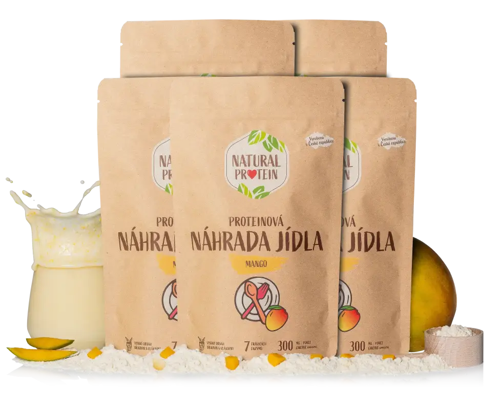 Náhrada jedla - Mango 5 kusov