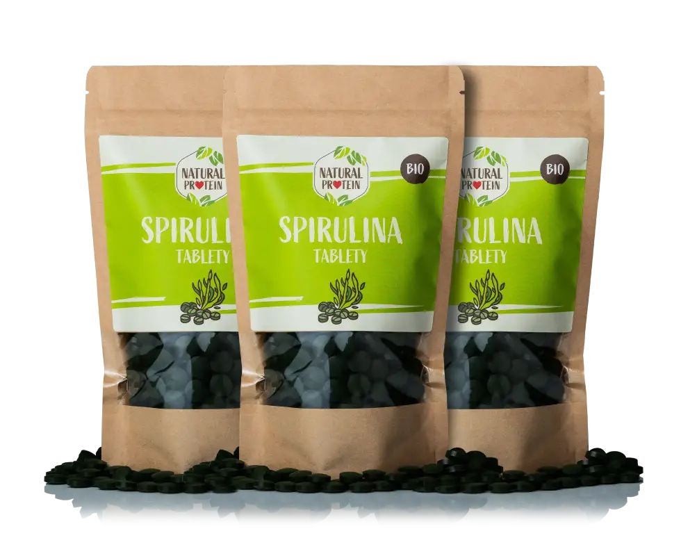 SPIRULINA TABLETY (500 ks) 3 kusy