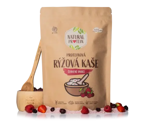 Proteínová ryžová kaša - Červené ovocie 1 kus